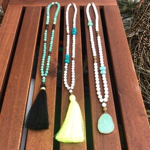 💛Loves Affect Black Tassel Necklace